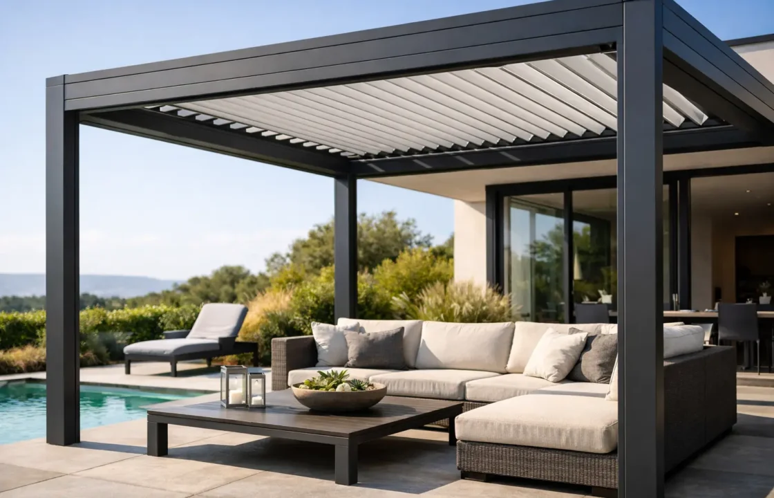 Pérgola bioclimática de aluminio: qué valorar