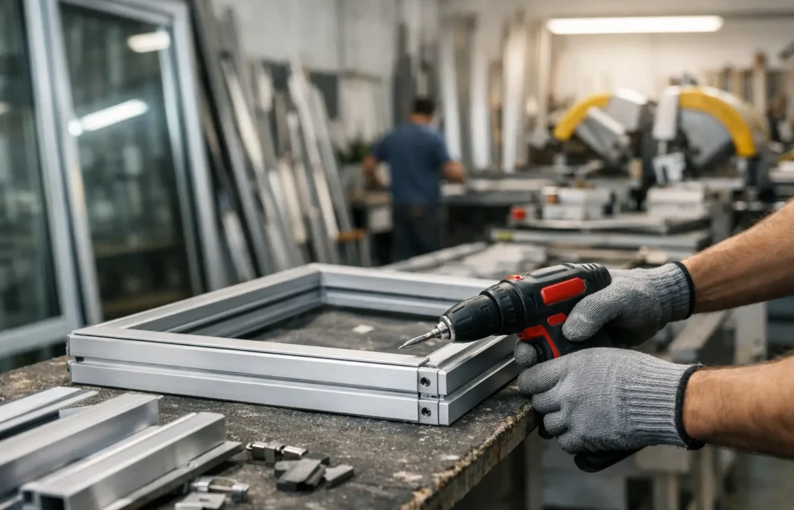 Fabricación propia en carpintería de aluminio