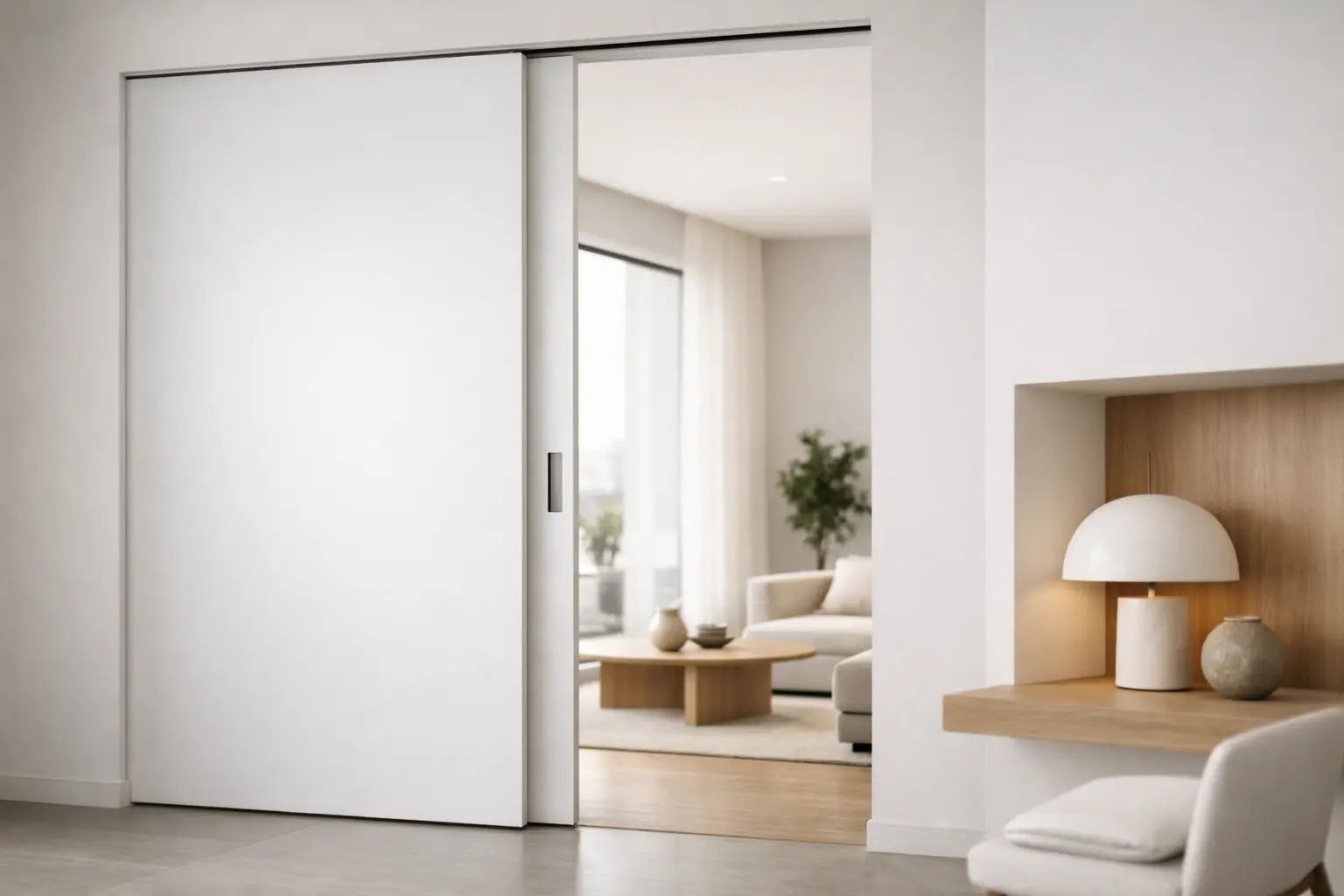 Guía de puertas correderas minimalistas