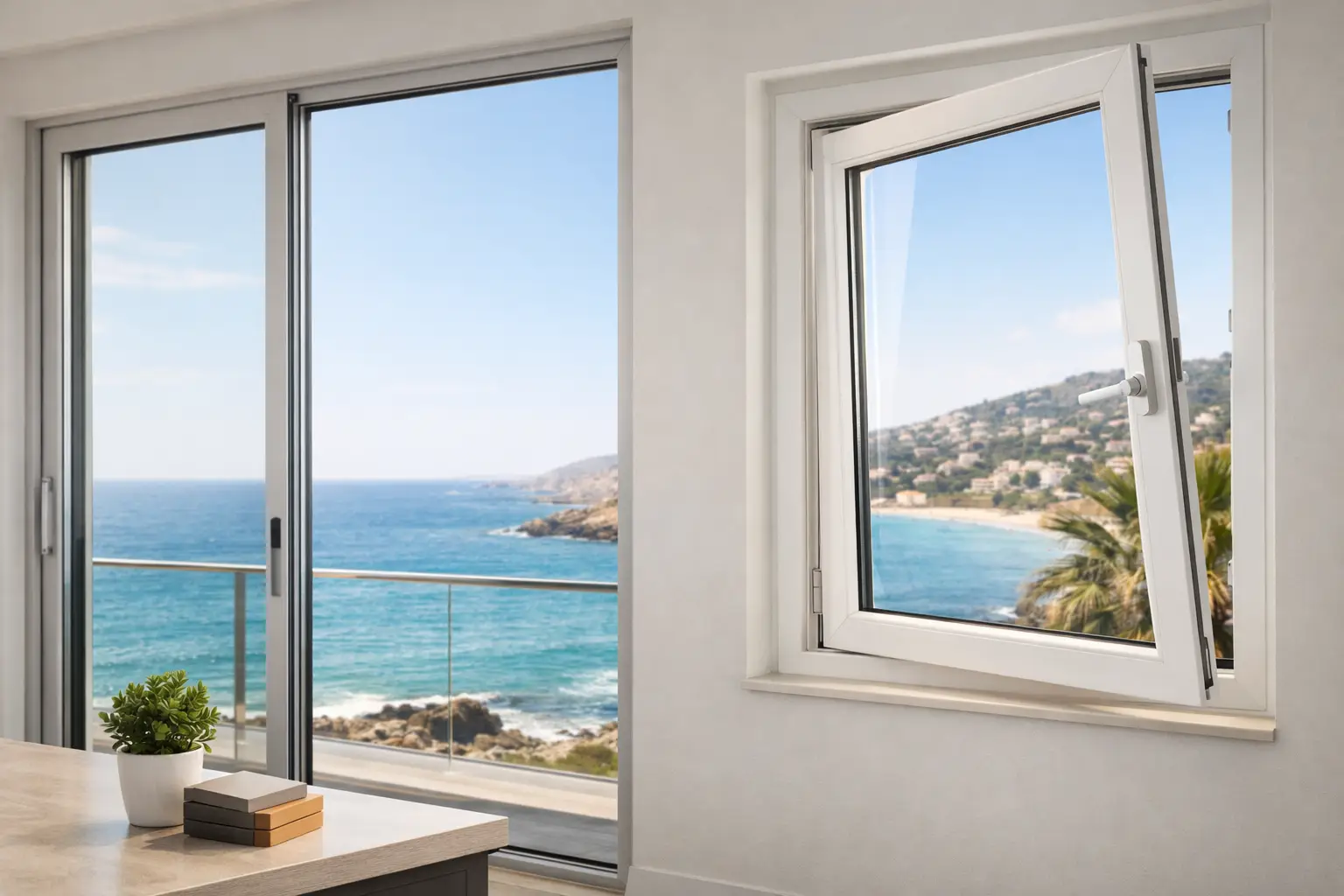 Mejores ventanas para litoral mediterráneo