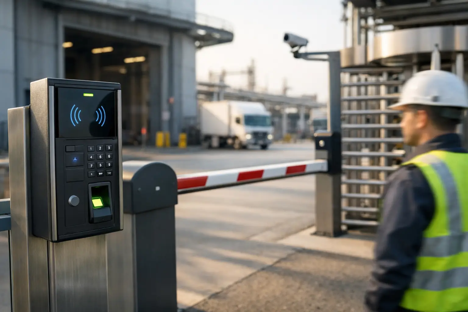Automatización inteligente en accesos industriales