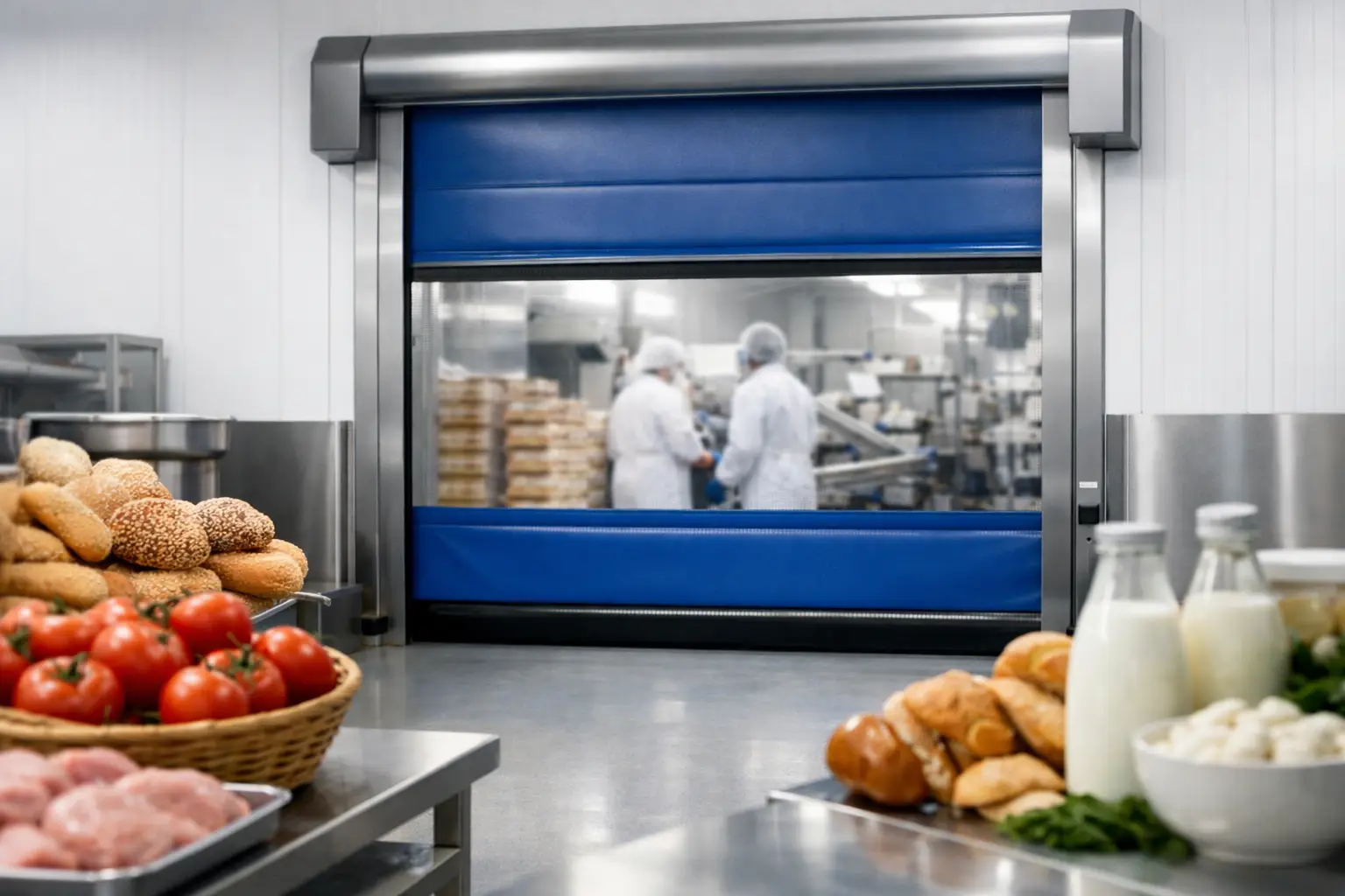 Puertas rápidas para alimentación: qué exigir
