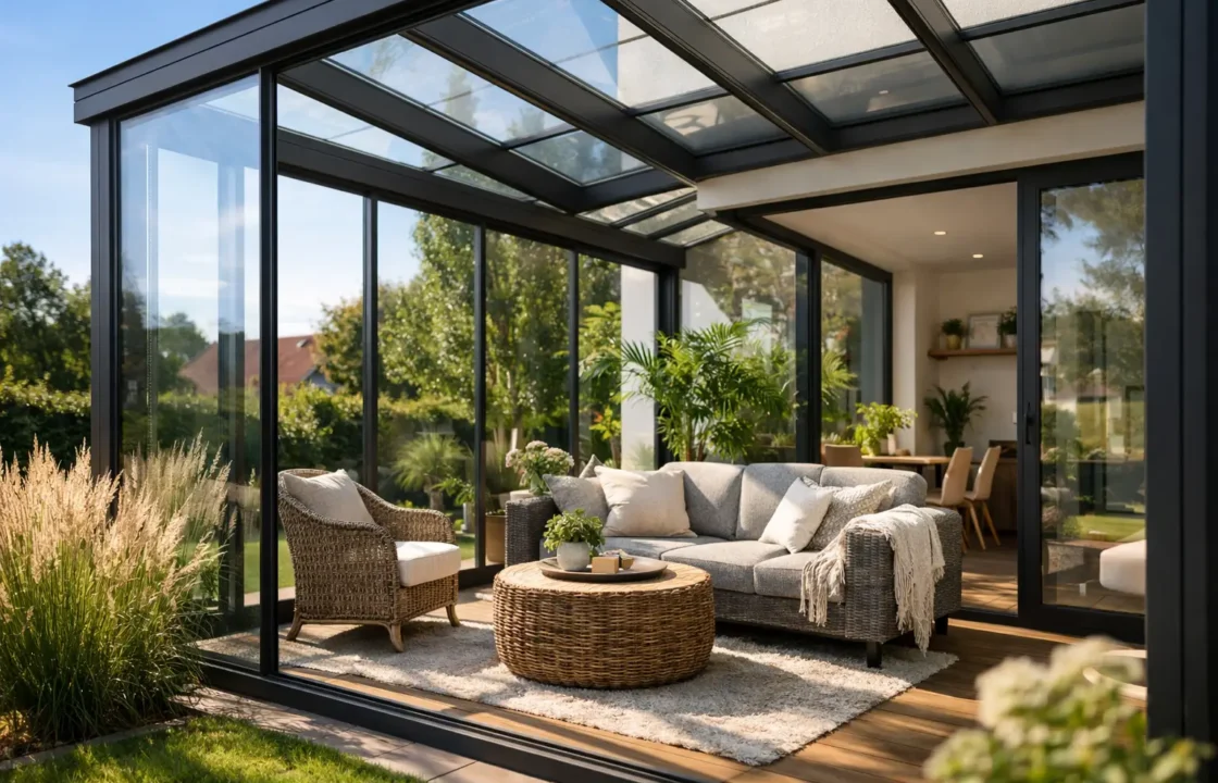 Jardines de invierno acristalados que funcionan
